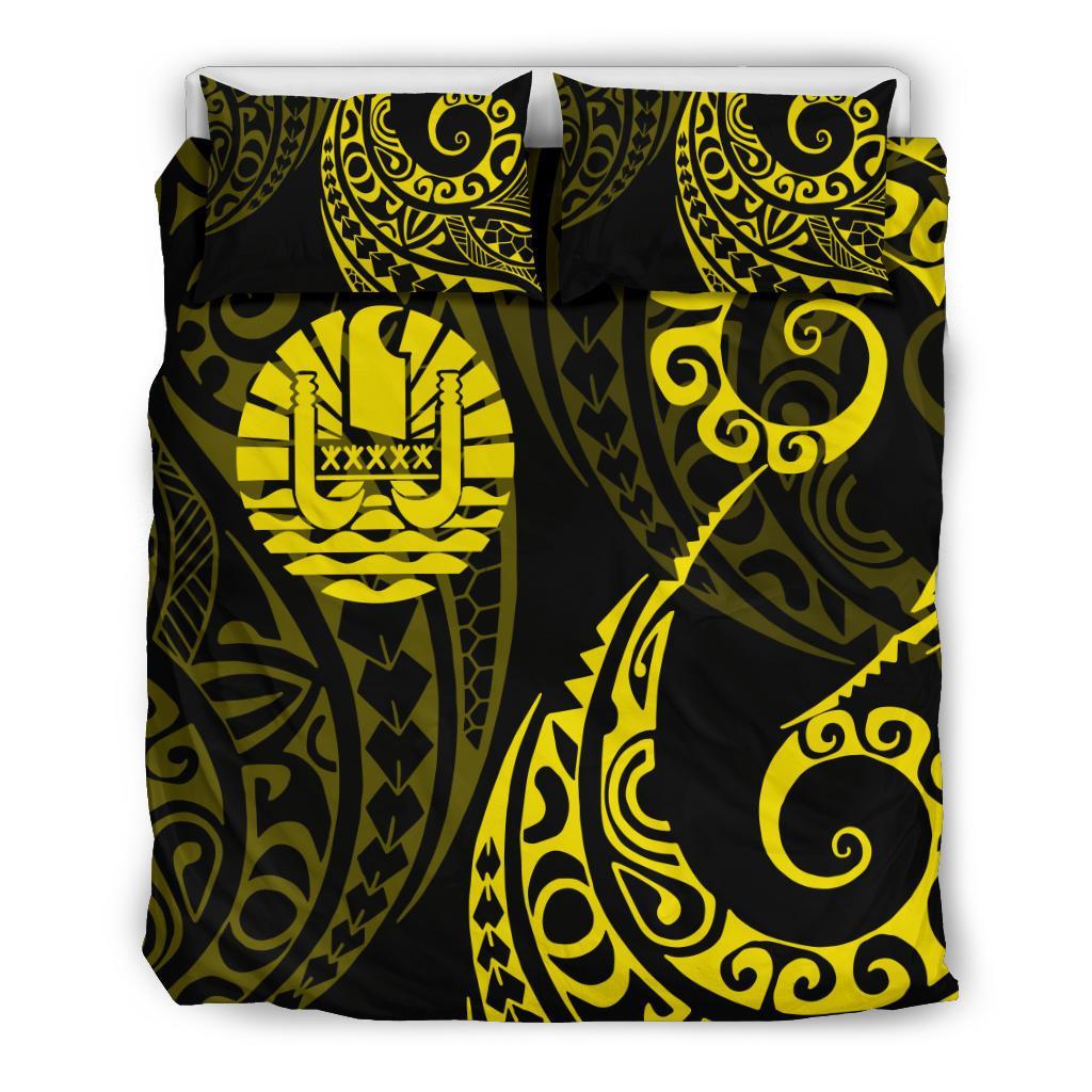 Tahiti Polynesian Bedding Set - Tattoo Style 02 - Vibe Hoodie Shop