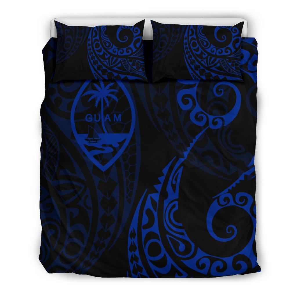 Guam Polynesian Bedding Set - Tattoo Style 01 - Vibe Hoodie Shop