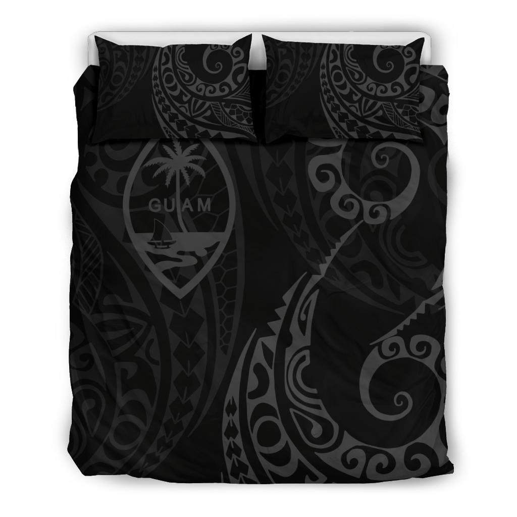 Guam Polynesian Bedding Set - Tattoo Style 03 - Vibe Hoodie Shop