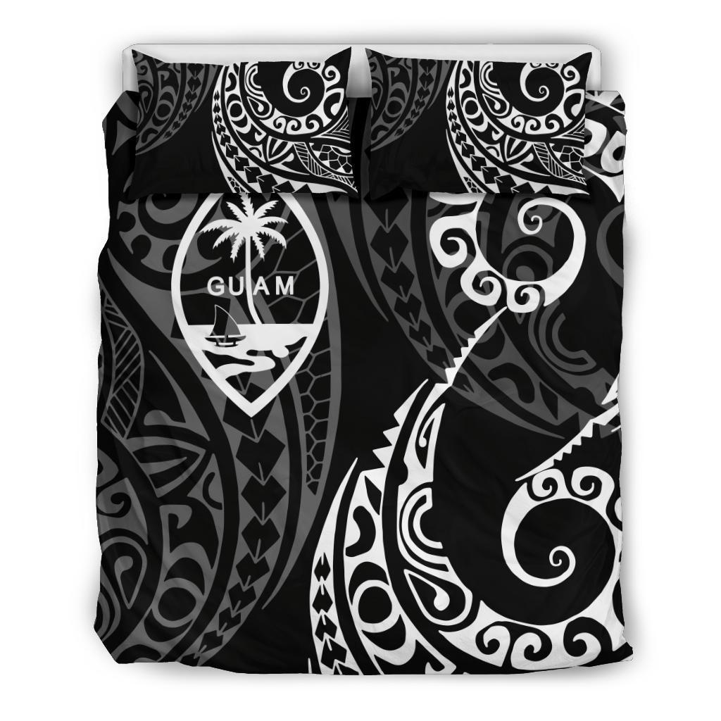 Guam Polynesian Bedding Set - Tattoo Style 07 - Vibe Hoodie Shop