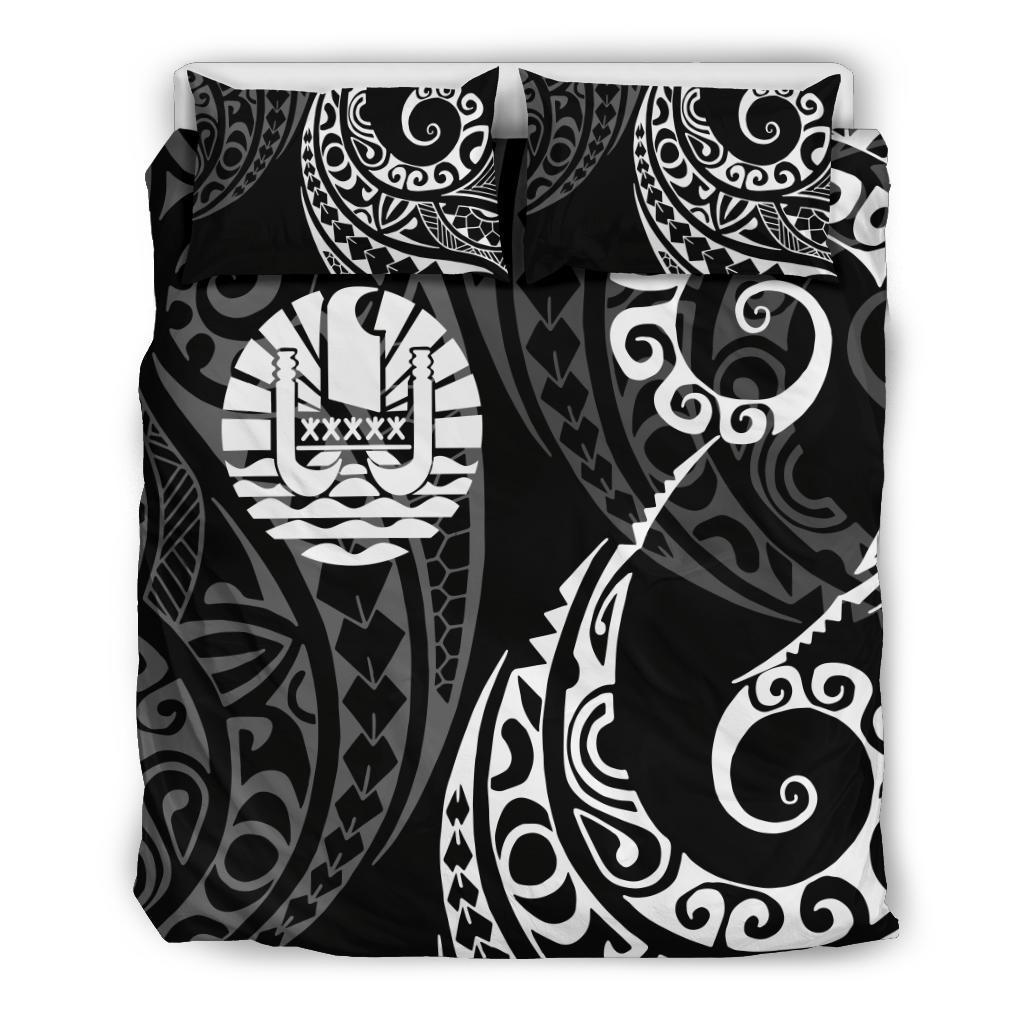 Tahiti Polynesian Bedding Set - Tattoo Style 08 - Vibe Hoodie Shop