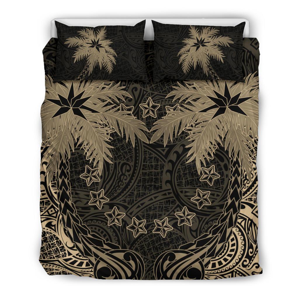 Cook Islands Coconut Bedding Set (Duvet Cover) - Vibe Hoodie Shop