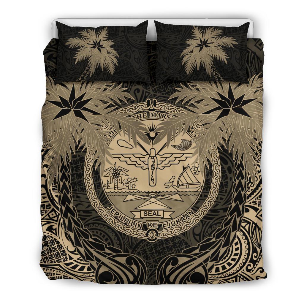 Marshall Islands Coconut Bedding Set (Duvet Cover) - Vibe Hoodie Shop