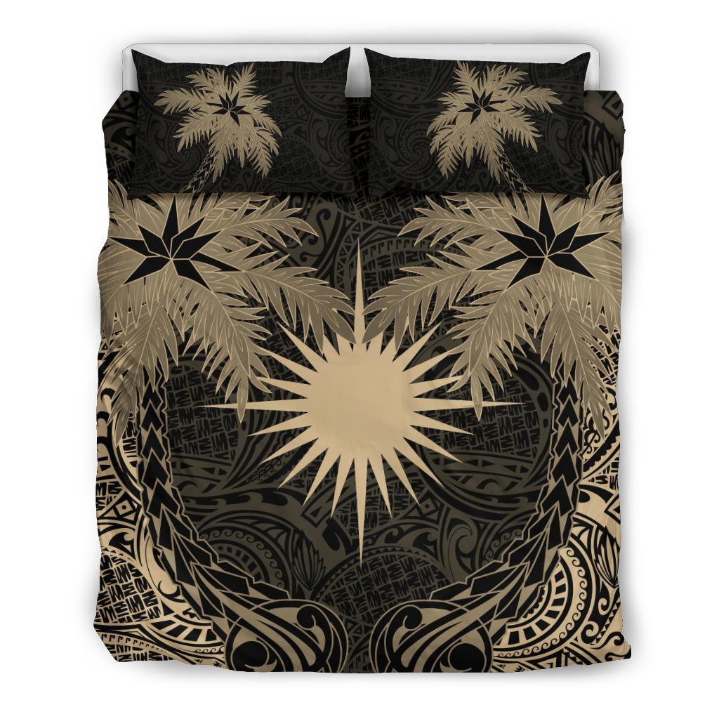 Marshall Islands Coconut Bedding Set (Duvet Cover) - Vibe Hoodie Shop