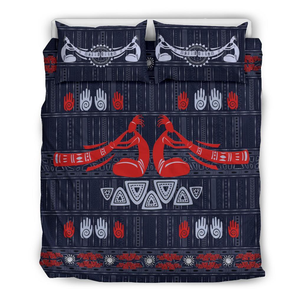 Aboriginal Bedding Sets, Didgeridoo Australia Indigenous Patterns Ver01 - Vibe Hoodie Shop