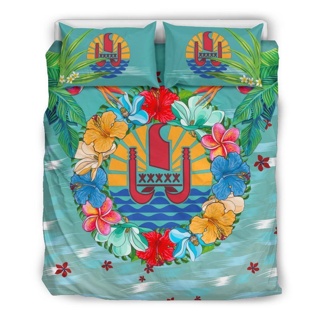 Tahiti Bedding Set - Tiffany Hibiscus - Vibe Hoodie Shop