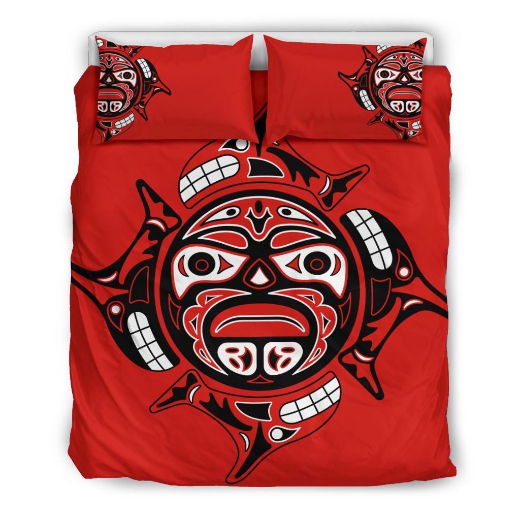 Canada Haida Duvet Cover - Vibe Hoodie Shop