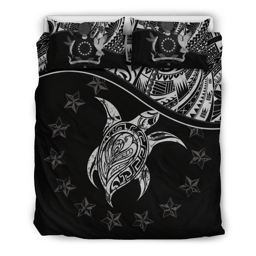 Cook Islands Bedding Set Black - Vibe Hoodie Shop