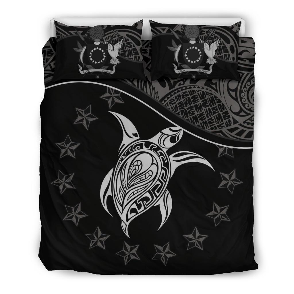 Cook Islands Bedding Set Black - Vibe Hoodie Shop