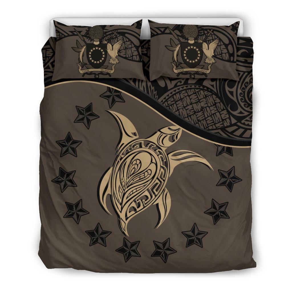 Cook Islands Bedding Set Brown - Vibe Hoodie Shop