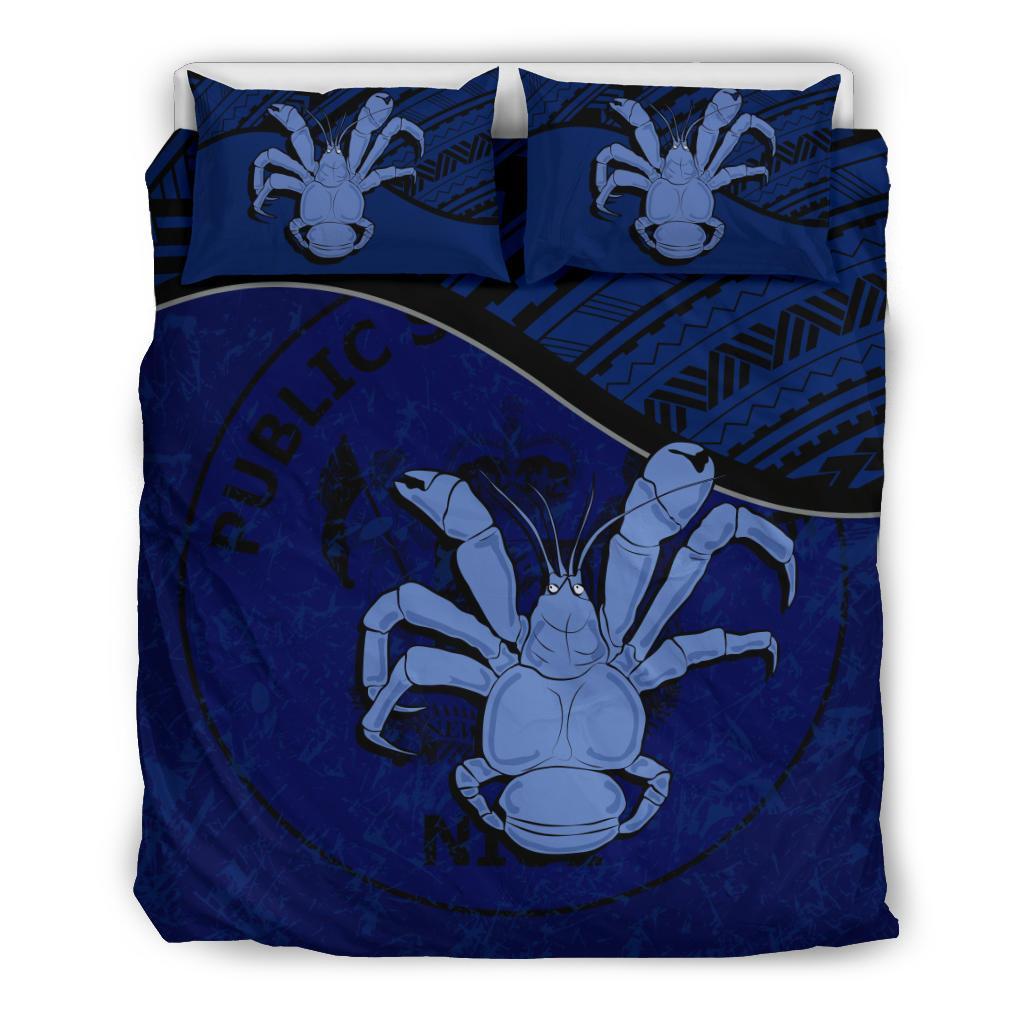 Niue Bedding Set Dark Blue - Vibe Hoodie Shop