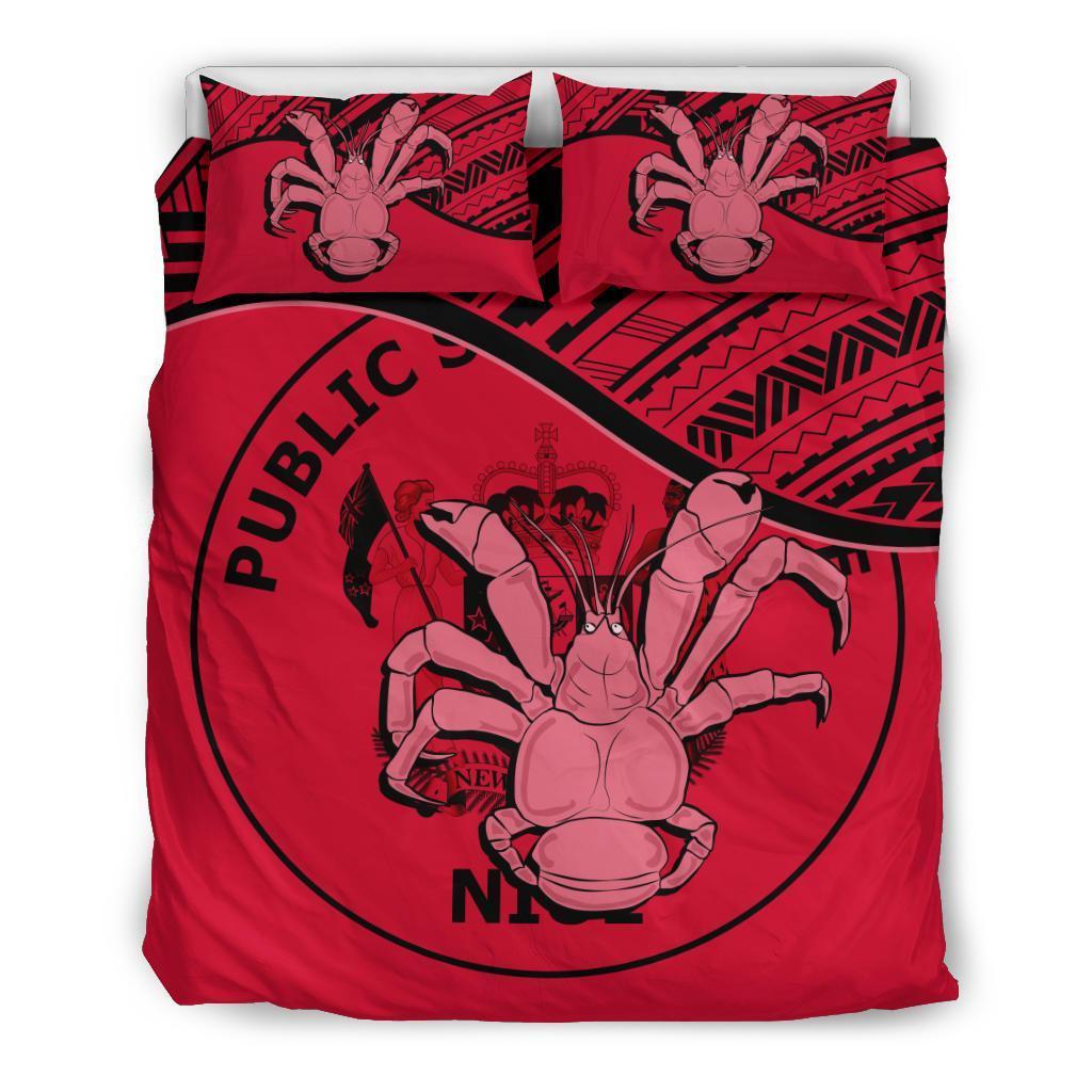 Niue Bedding Set Red - Vibe Hoodie Shop