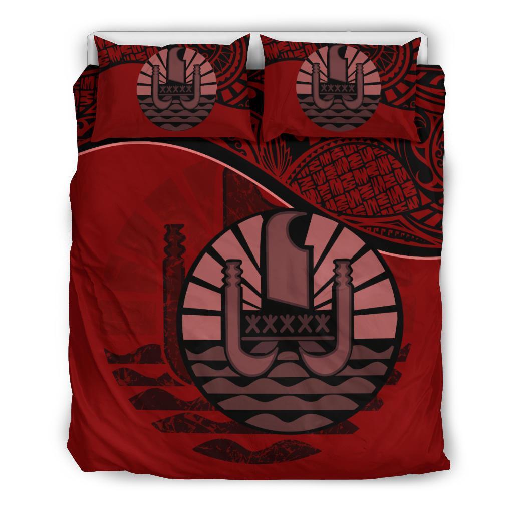 Tahiti Bedding Set Red - Vibe Hoodie Shop