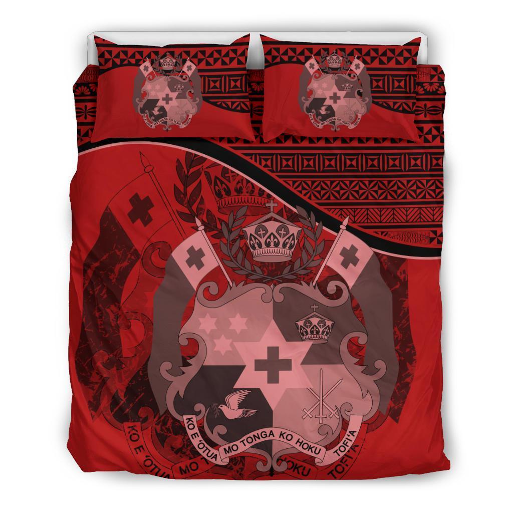 Tonga Bedding Set Red - Vibe Hoodie Shop