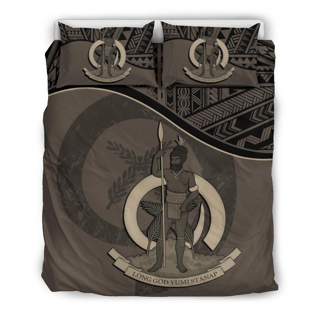 Vanuatu Bedding Set Brown - Vibe Hoodie Shop