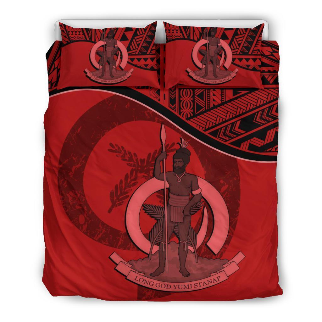 Vanuatu Bedding Set Red - Vibe Hoodie Shop