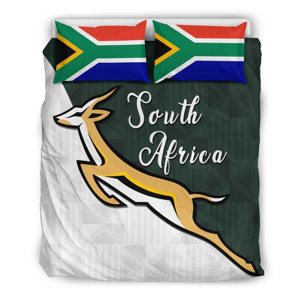 South Africa Springboks Forever Bedding Set - Vibe Hoodie Shop