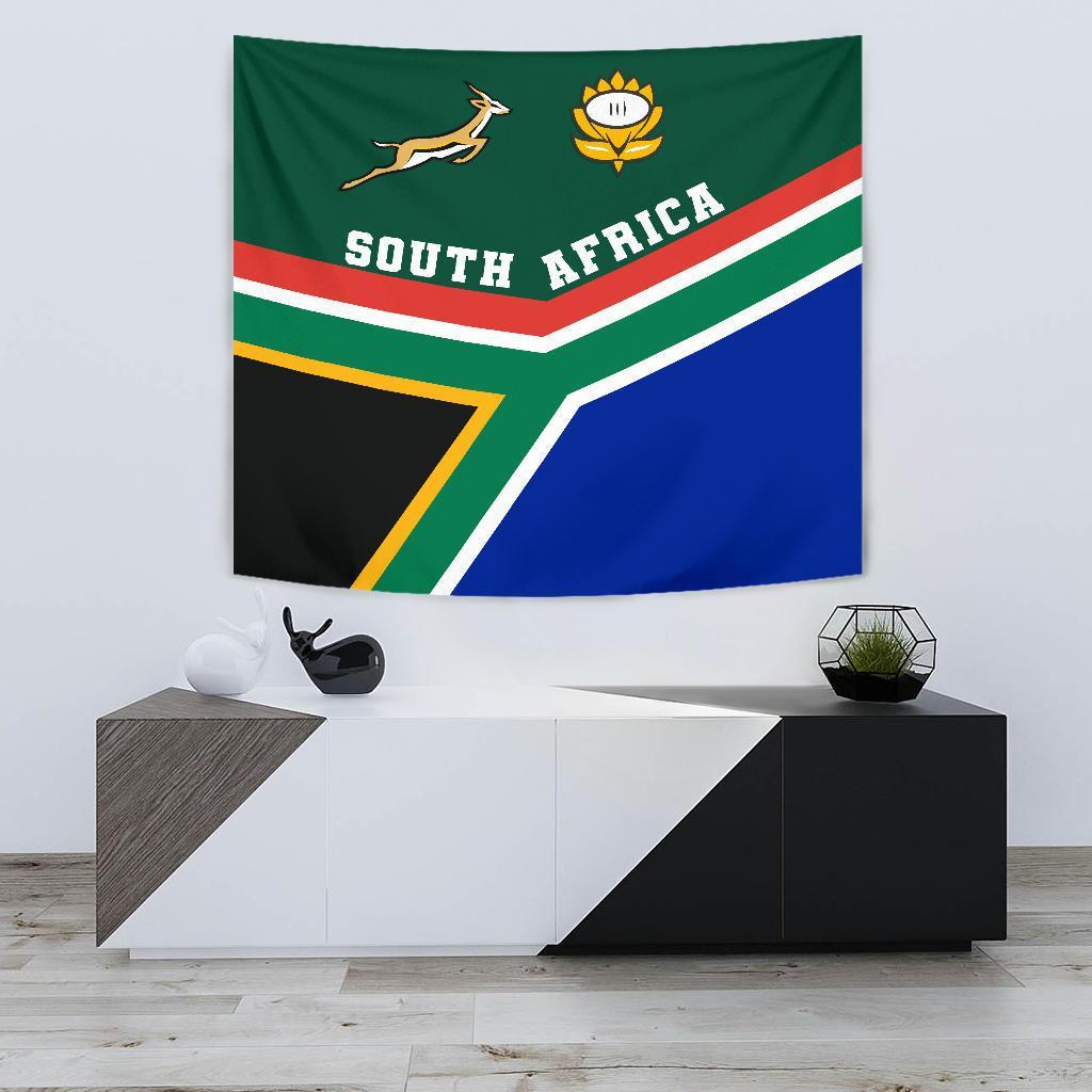 South Africa Tapestry Springboks Rugby - Vibe Hoodie Shop