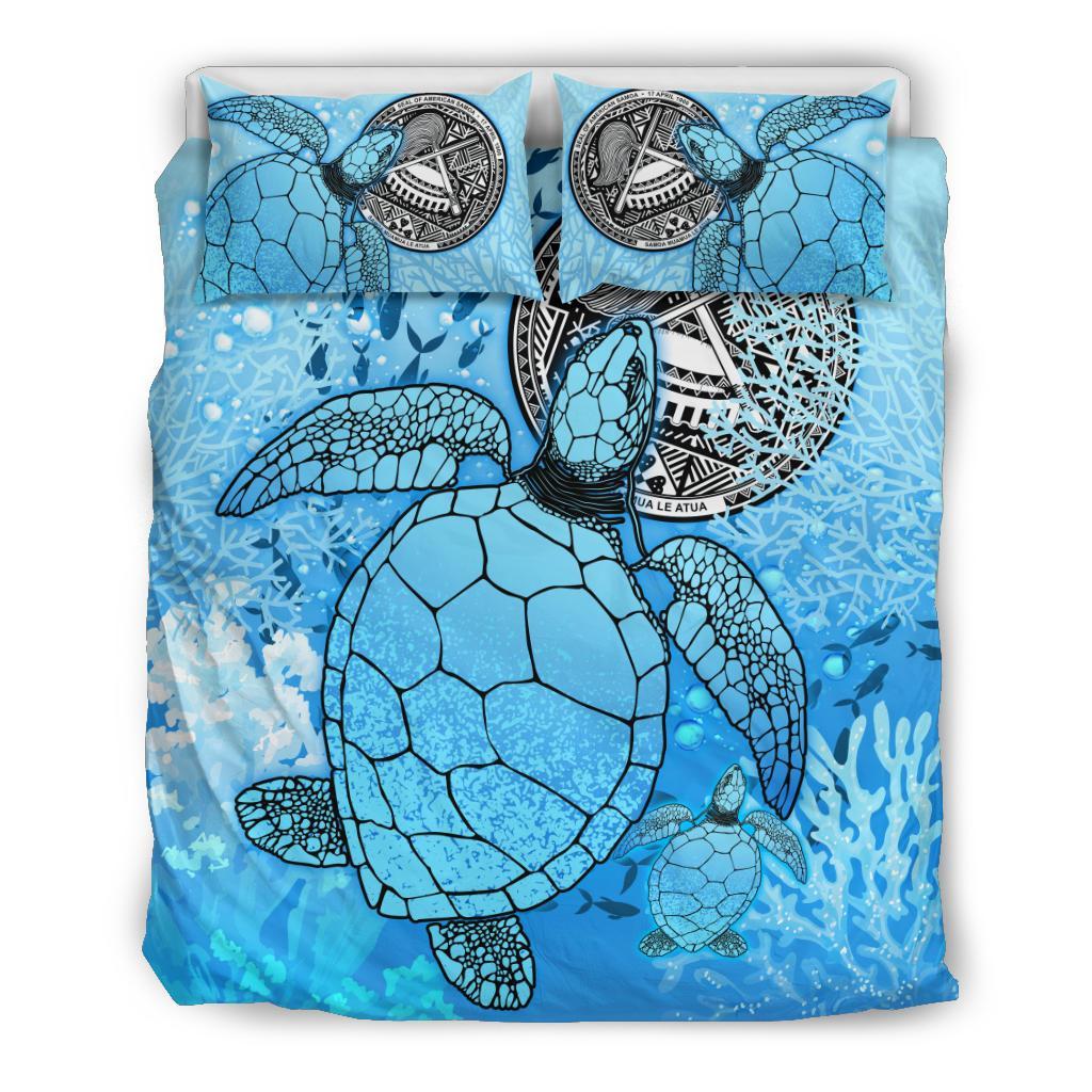 American Samoa Bedding Set - Ocean Life - Vibe Hoodie Shop