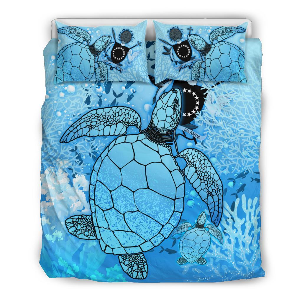 Cook Islands 1 Bedding Set - Ocean Life - Vibe Hoodie Shop