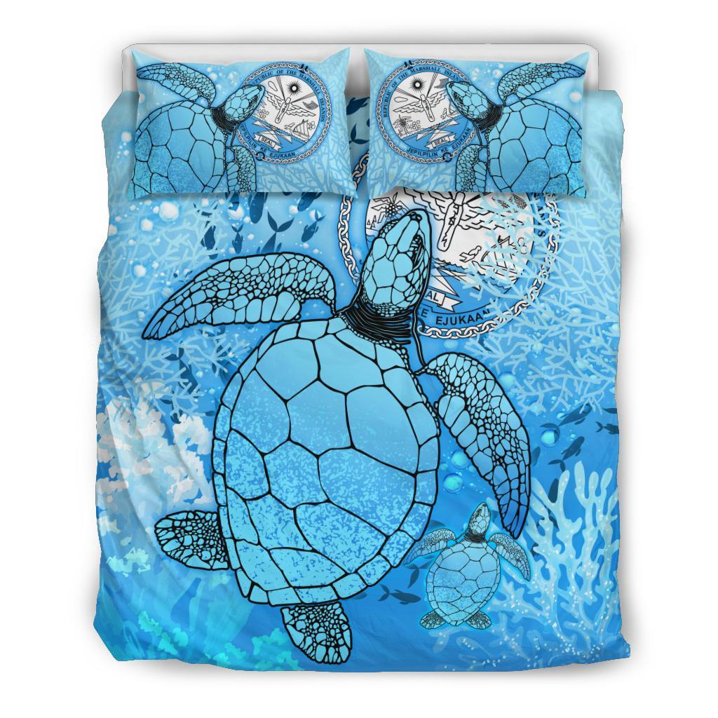 Marshall Islands 1 Bedding Set - Ocean Life - Vibe Hoodie Shop