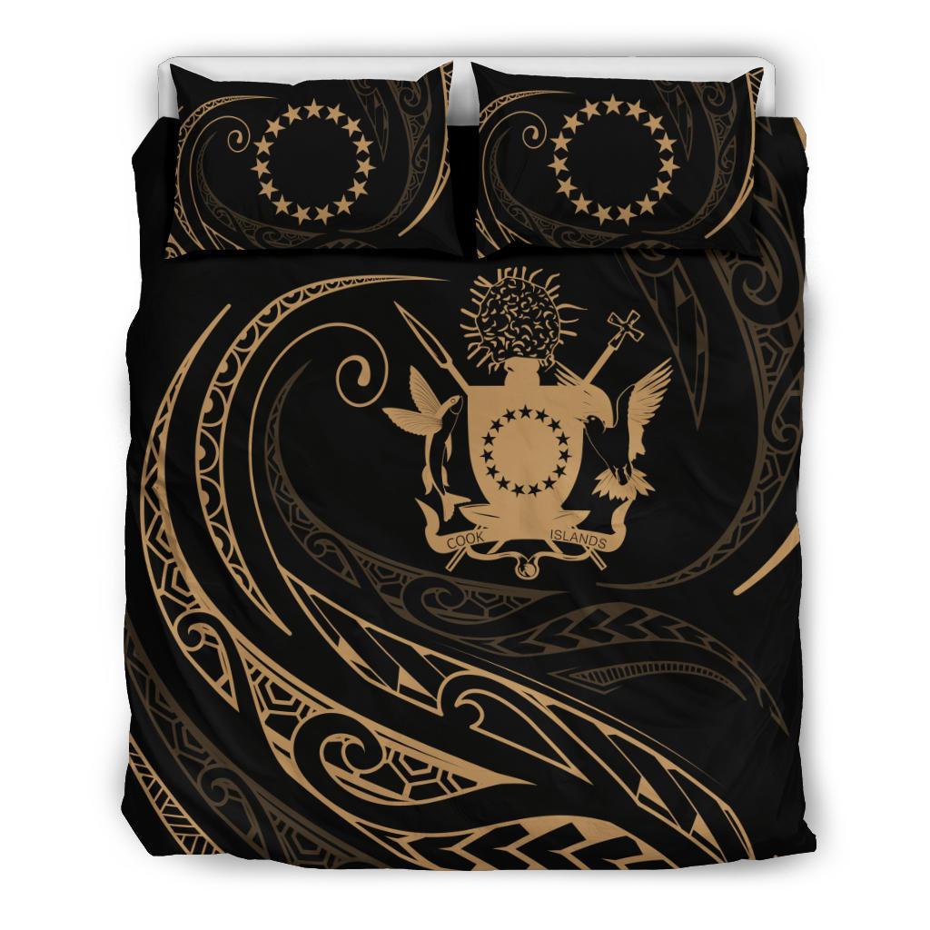 Cook Islands Bedding Set - Gold - Frida Style - Vibe Hoodie Shop