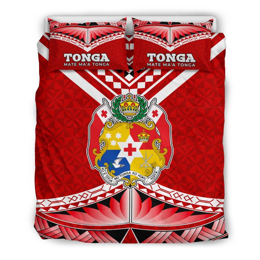 Mate Ma'A Tonga Pattern Bedding Set - Vibe Hoodie Shop