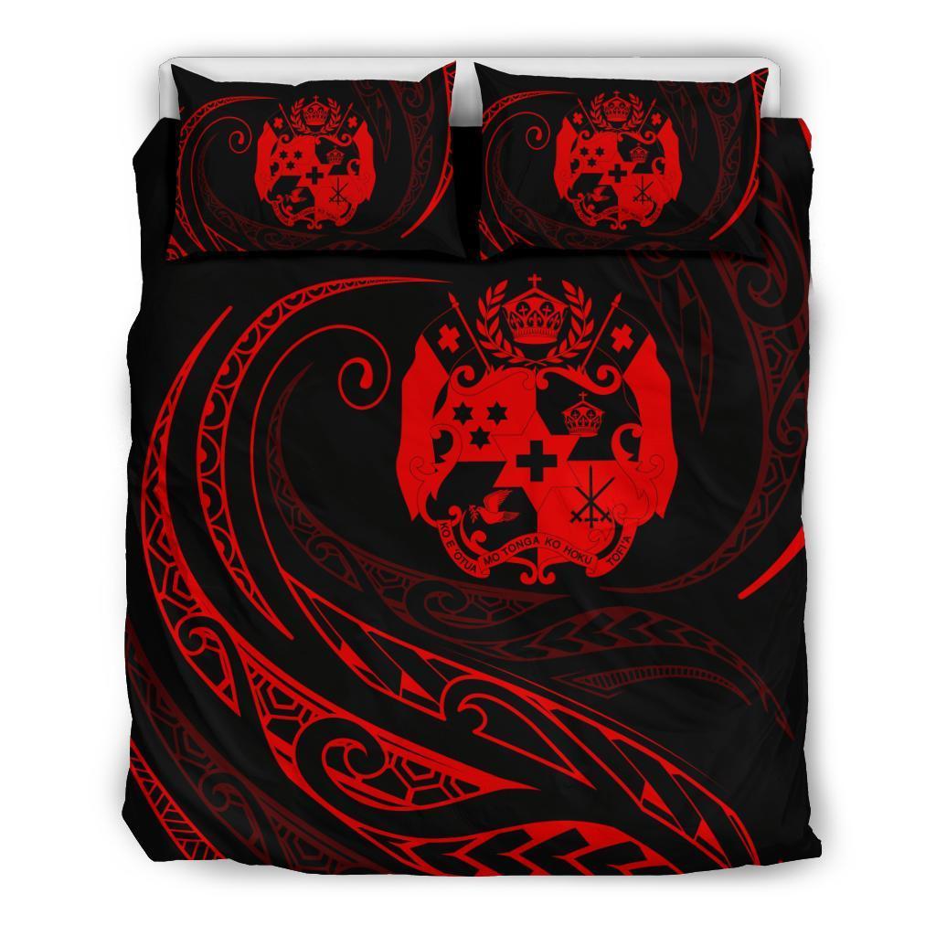 Tonga Bedding Set - Red - Frida Style - Vibe Hoodie Shop