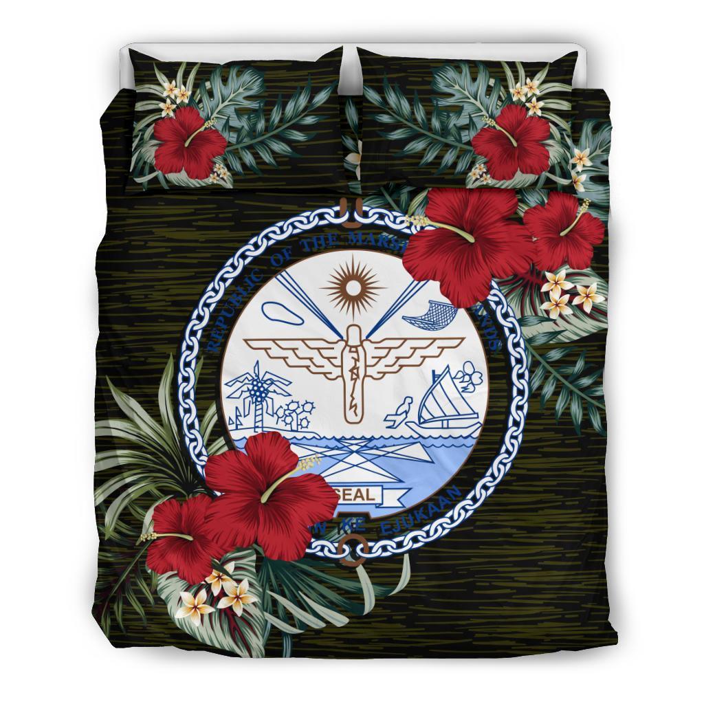 Marshall Islands Bedding Set - Special Hibiscus - Vibe Hoodie Shop