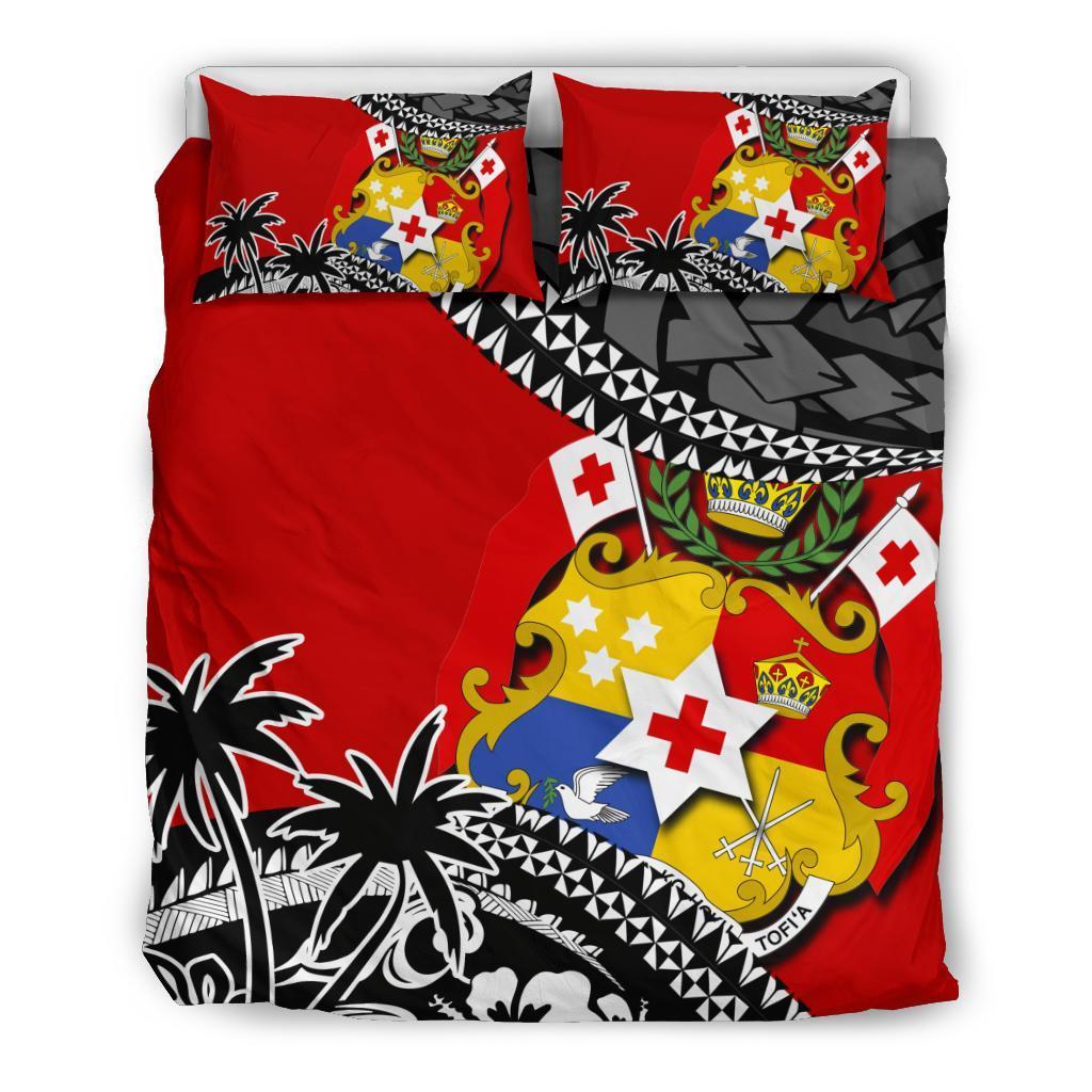 Tonga Bedding Set Polynesian Style Fall In The Wave - Vibe Hoodie Shop