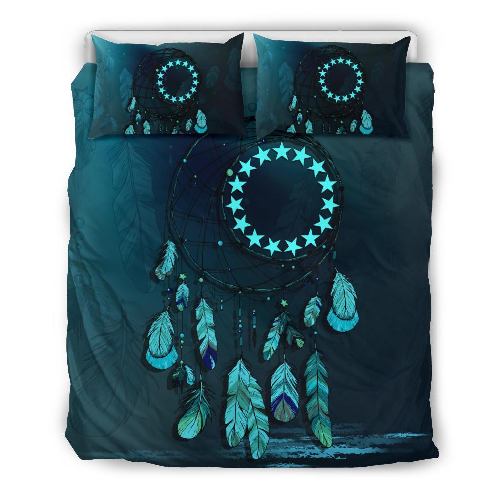 Cook Islands Bedding Set Dreamcatcher Blue - Vibe Hoodie Shop