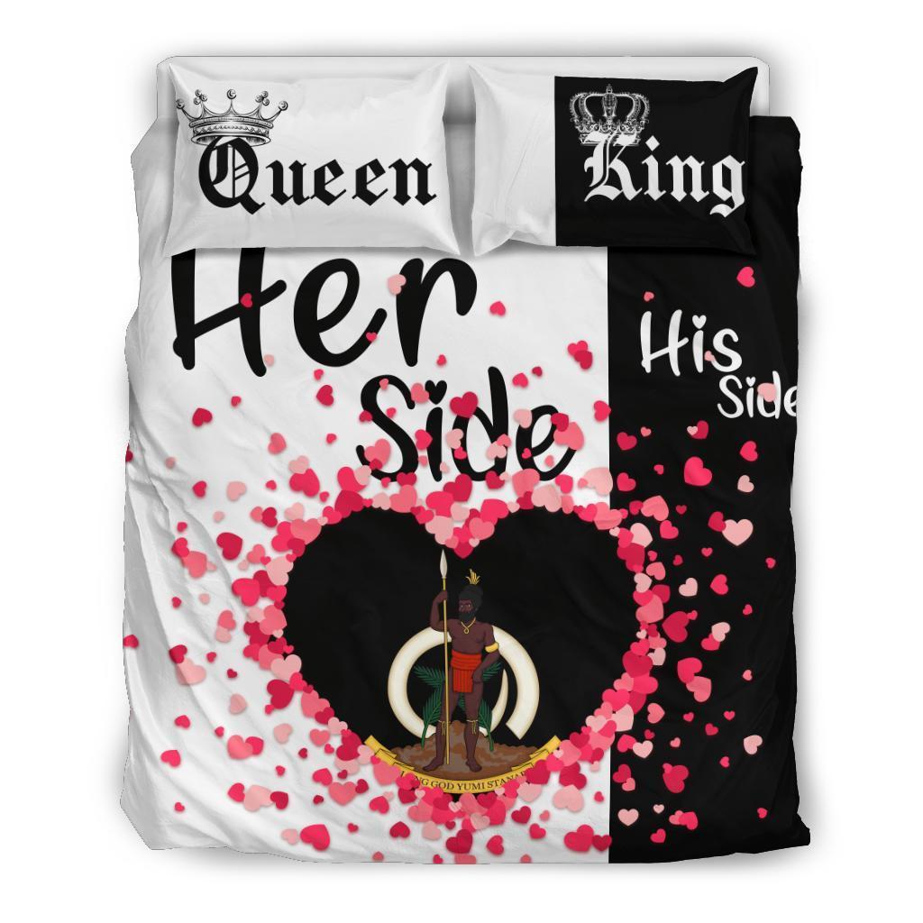 Vanuatu Bedding Set Couple King/Queen Her Side/His Side - Vibe Hoodie Shop