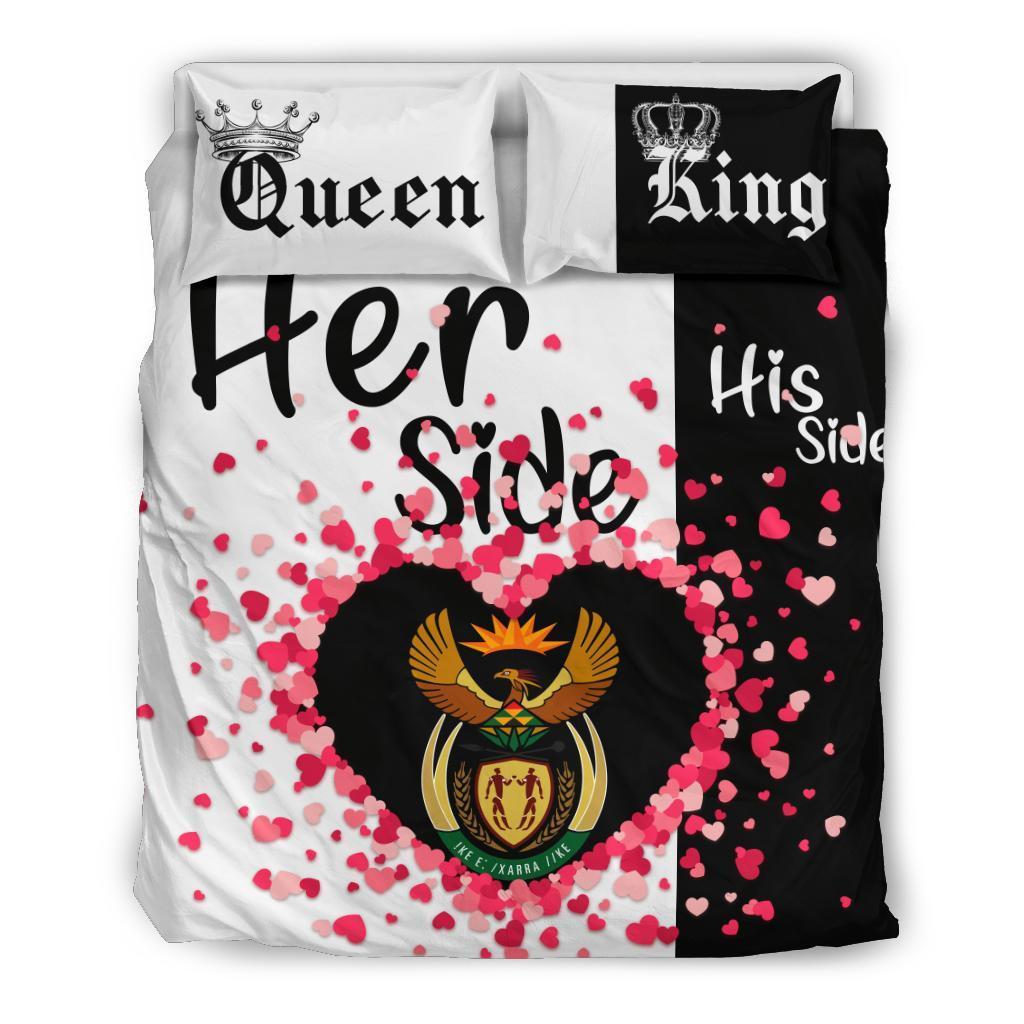 South Africa Bedding Set Couple King/Queen Her Side/His Side - Vibe Hoodie Shop