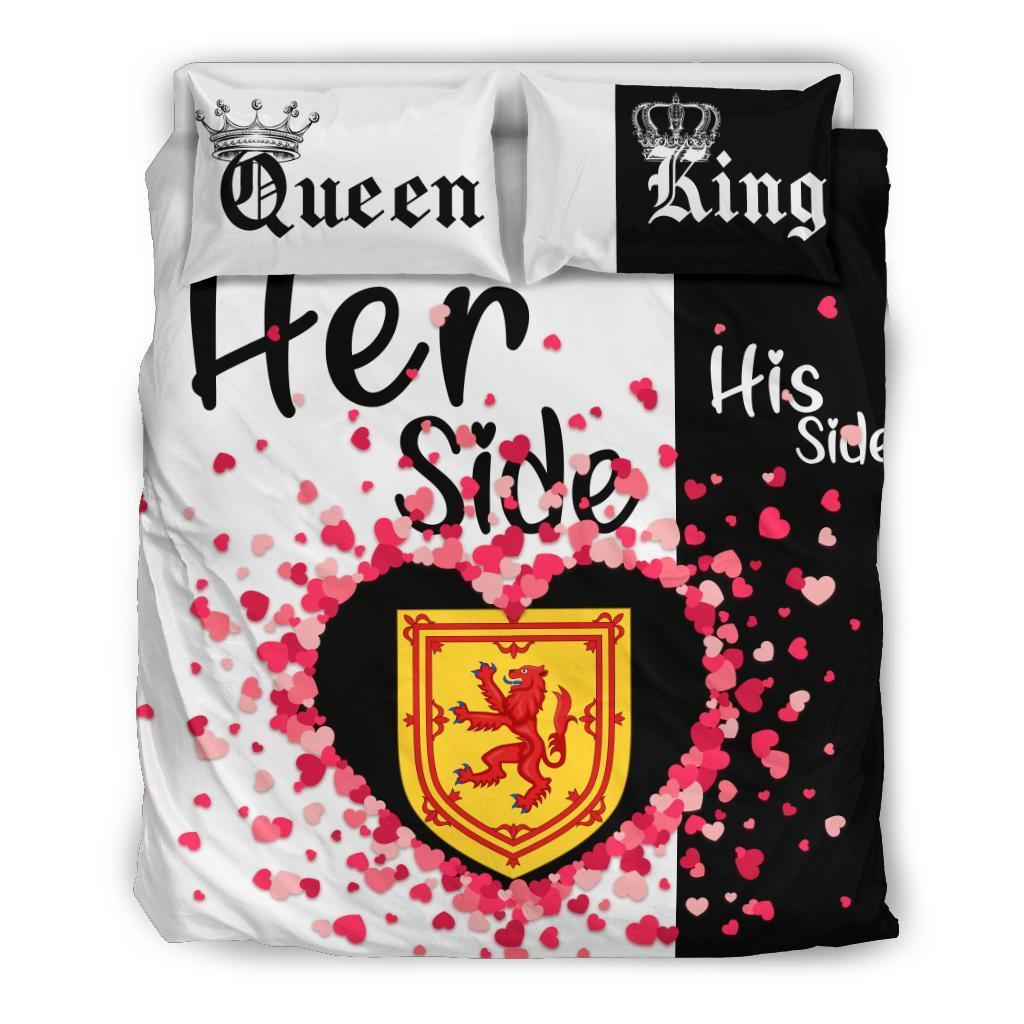 Scotland Bedding Set Couple King/Queen Her Side/His Side - Vibe Hoodie Shop