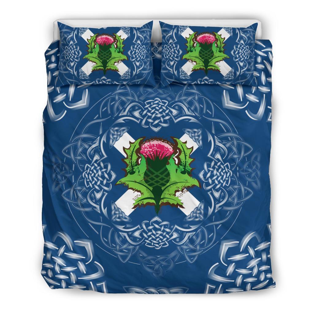 Scotland Bedding Set - Saltire Thistle - Vibe Hoodie Shop