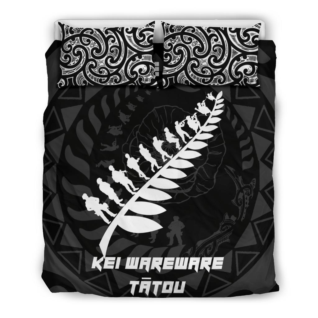 ANZAC Tattoo New Zealand, Lest We Forget Bedding Set - Vibe Hoodie Shop