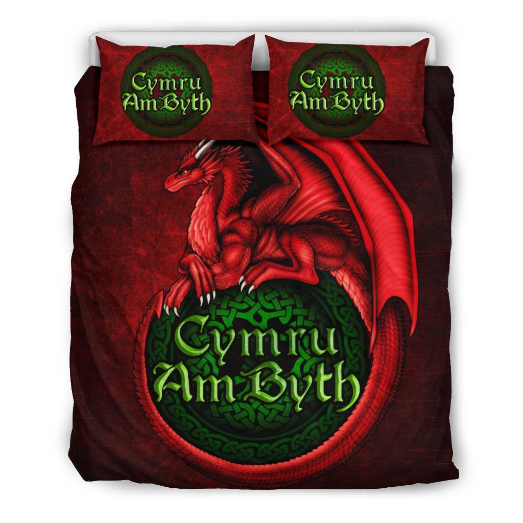 Wales Bedding Set - Cymru Am Byth - Vibe Hoodie Shop