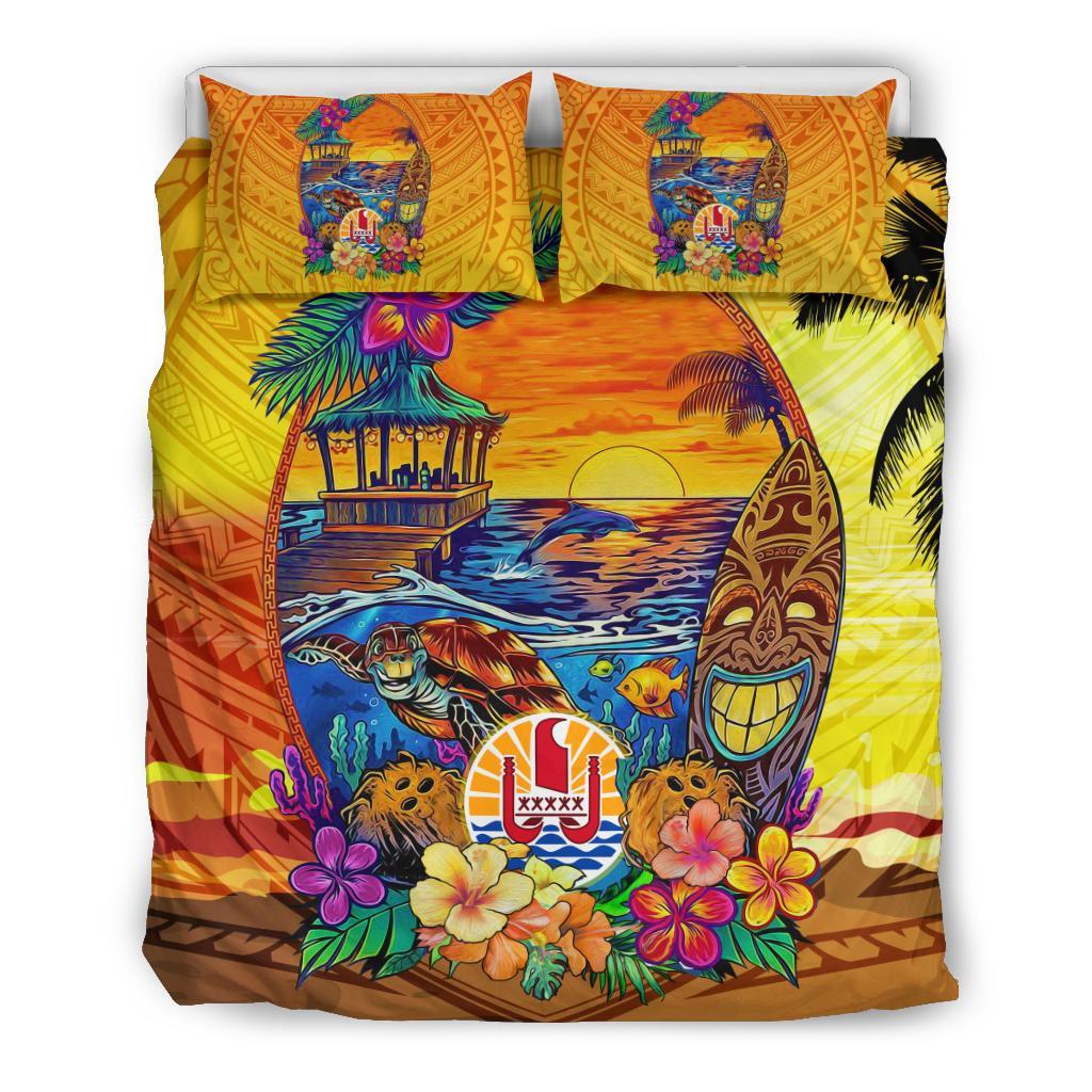 Tahiti Bedding Set Natural Beach - Vibe Hoodie Shop