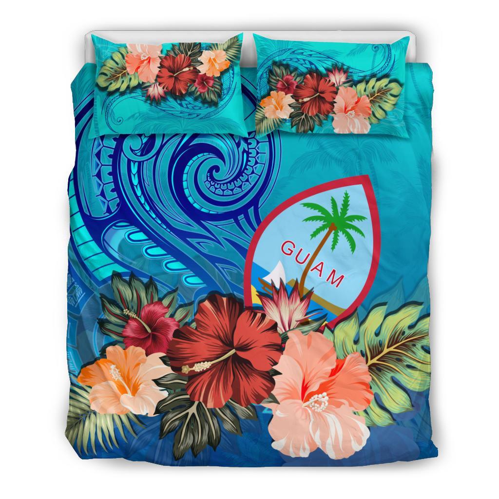 Guam Bedding Set Hibiscus Polynesian - Vibe Hoodie Shop