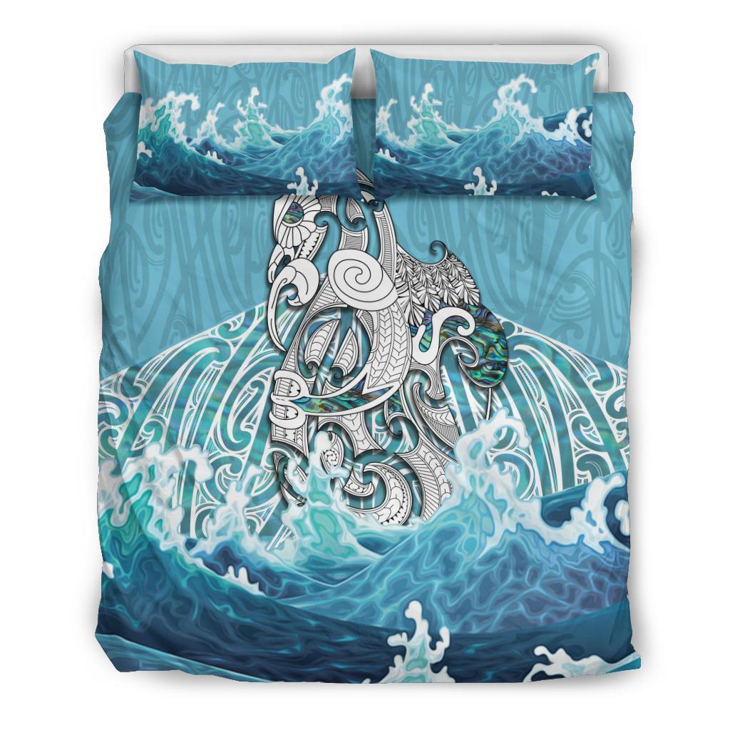 Maori Manaia The Blue Sea Bedding Set - Vibe Hoodie Shop