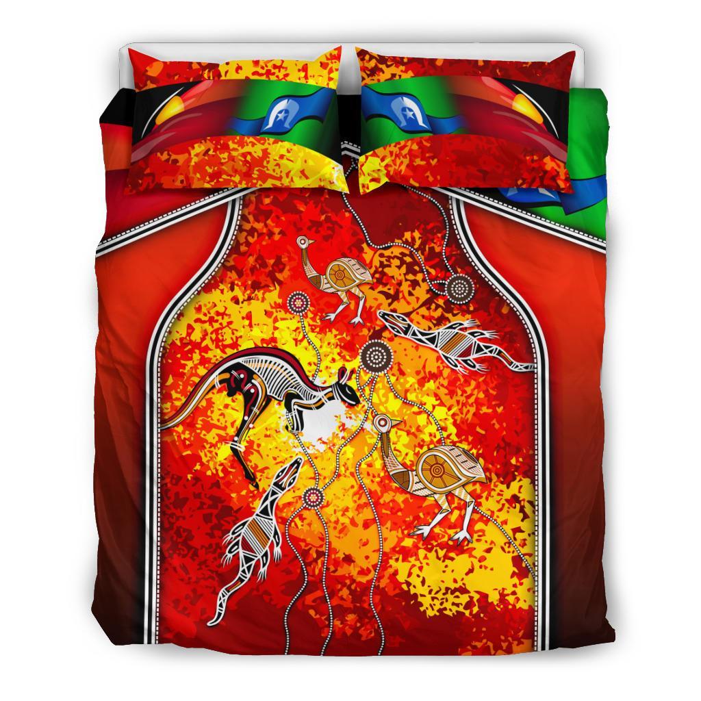 Indigenous Bedding Set - NAIDOC Week 2022 Always Will Be - Vibe Hoodie Shop