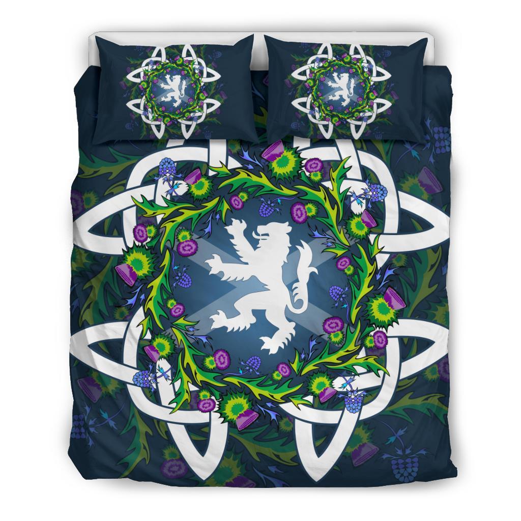 Scotland Bedding Set - Thistle Celtic Bedding Set - Vibe Hoodie Shop