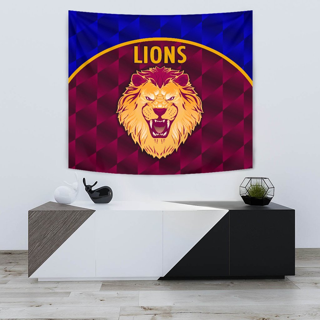 Brisbane Lions Tapestry Powerful - Vibe Hoodie Shop