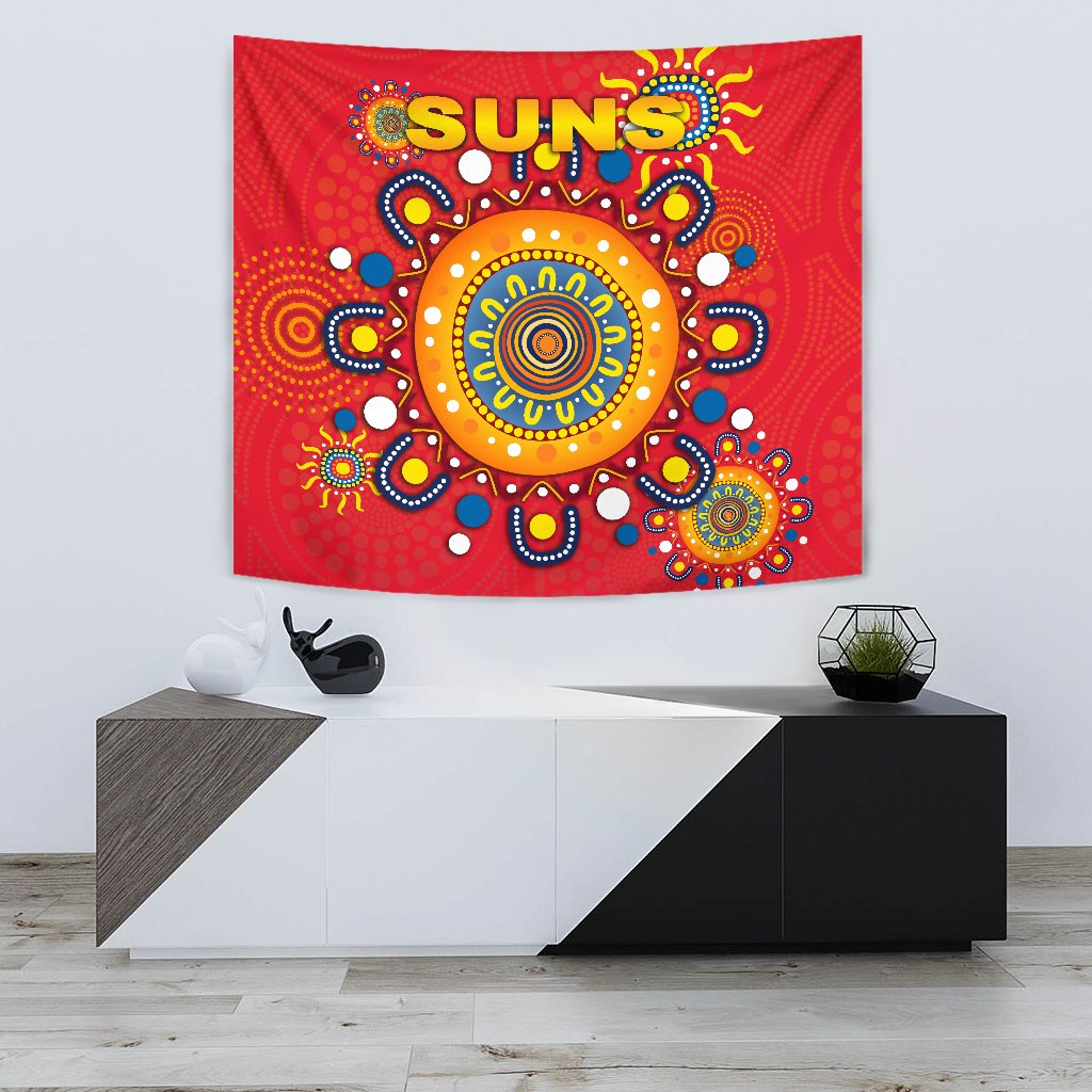 Gold Coast Tapestry Suns Indigenous - Vibe Hoodie Shop