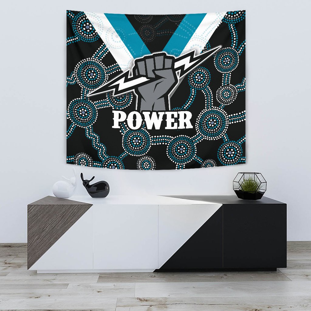 Port Adelaide Tapestry Power - Vibe Hoodie Shop