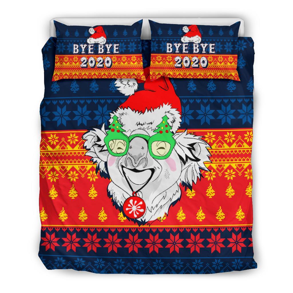 Australia Christmas Bedding Set - Bye Bye 2020 - Vibe Hoodie Shop