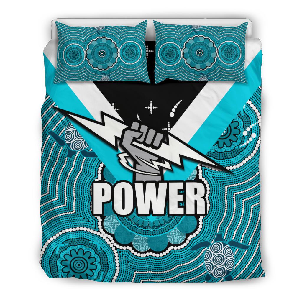 Port Adelaide Bedding Set Power - Vibe Hoodie Shop