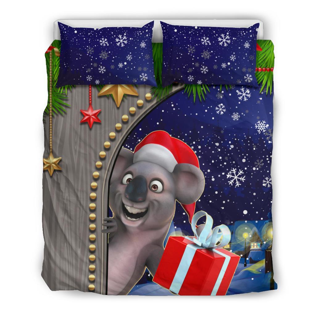 Christmas Bedding Set - Fun Koala Christmas - - Vibe Hoodie Shop