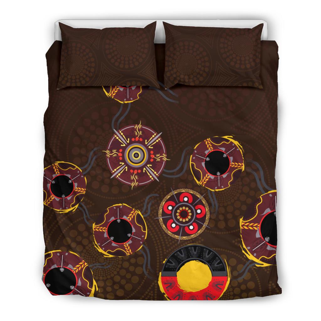 Hawthorn Bedding Set Hawks Indigenous - Brown - Vibe Hoodie Shop