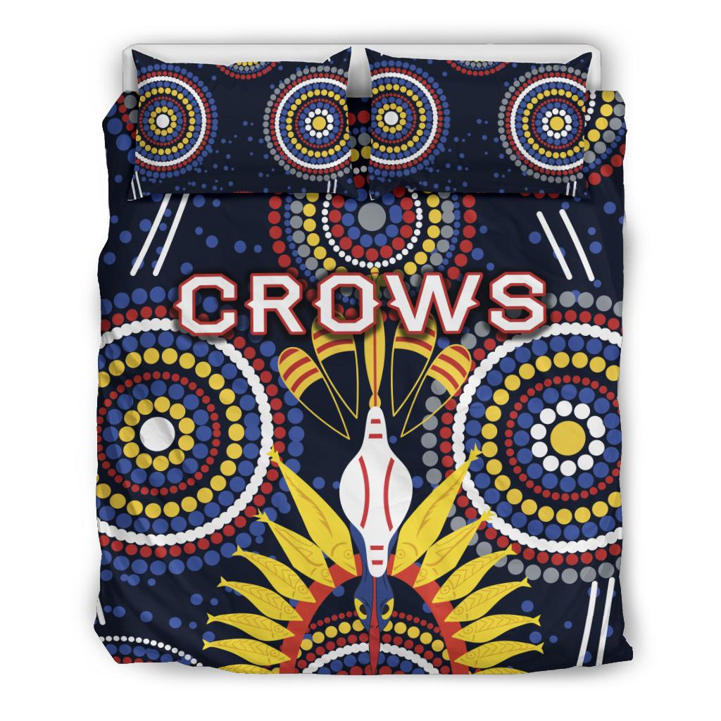 Adelaide Bedding Set Original Indigenous Crows - Vibe Hoodie Shop